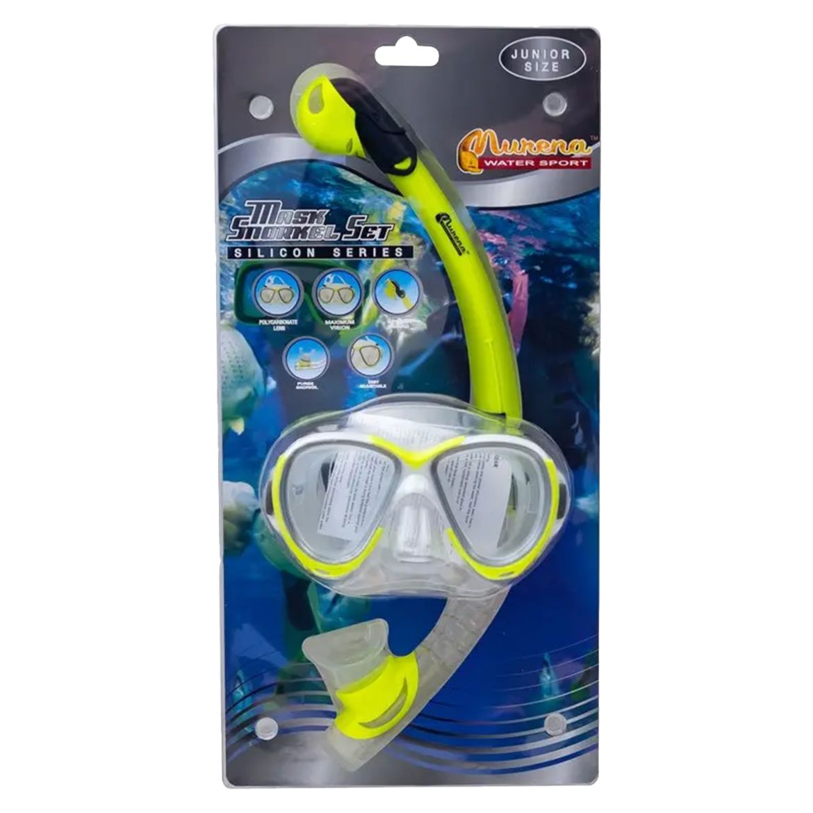Murena Murena  Silikon Maske og Snorkel Jr 311-11010 Fjellklar Sport 1
