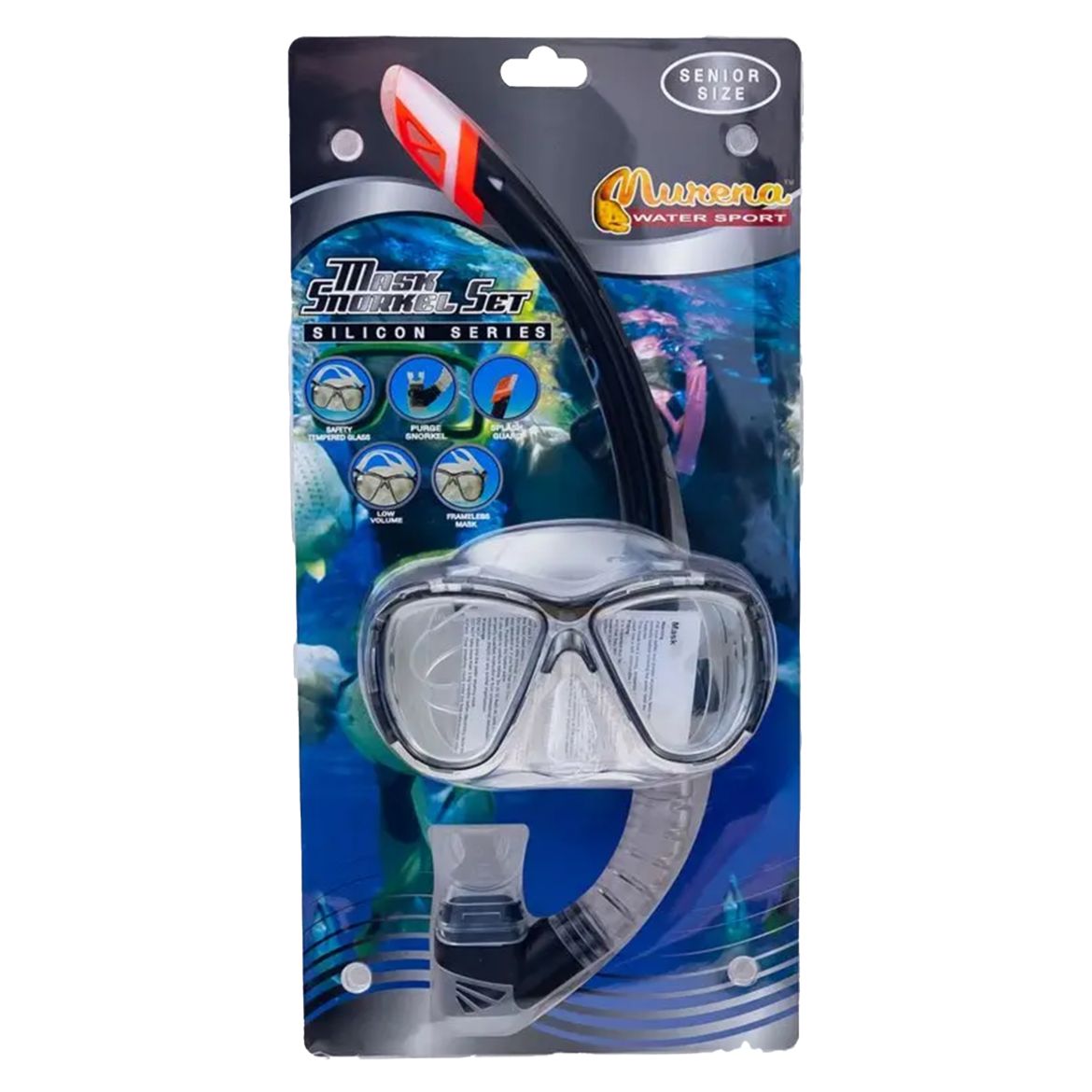 Murena Murena  Silikon Maske og Snorkel Sr 311-11020 Fjellklar Sport 1